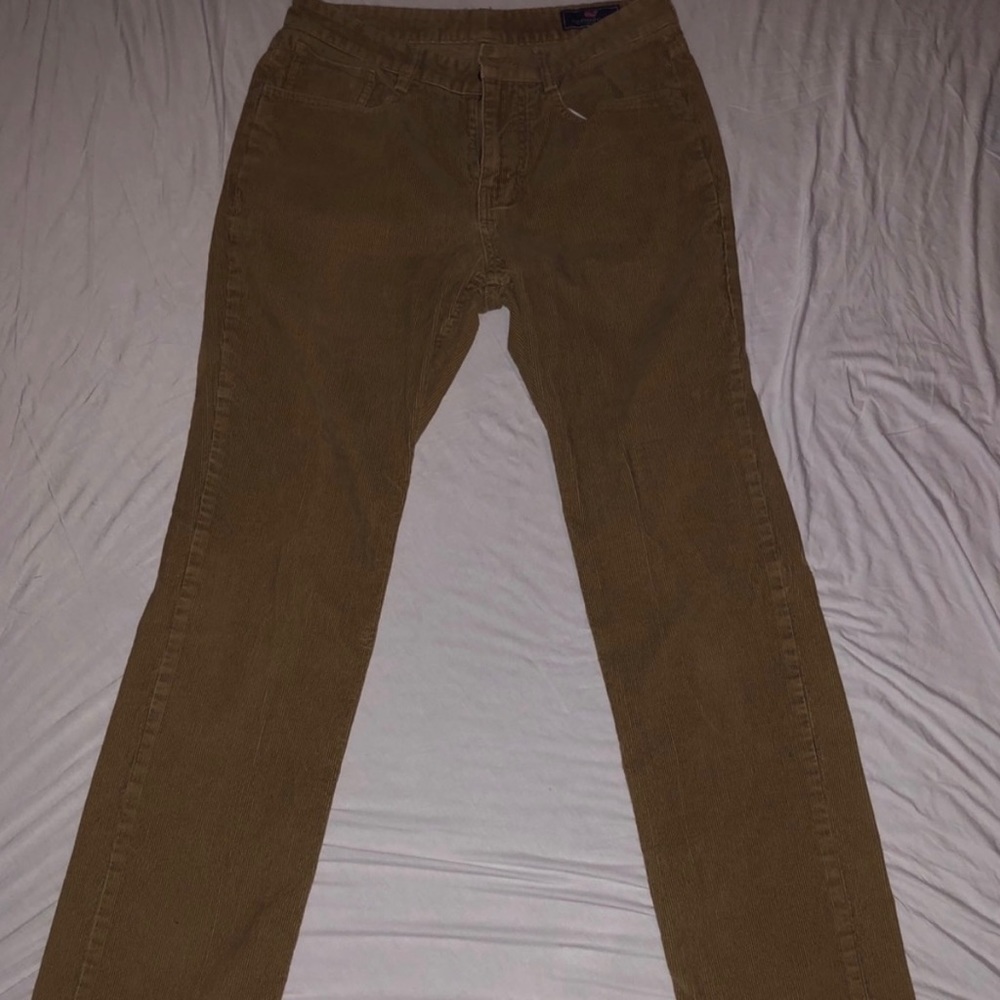 Mens vineyard vines corduroy khaki pants sz 30/32